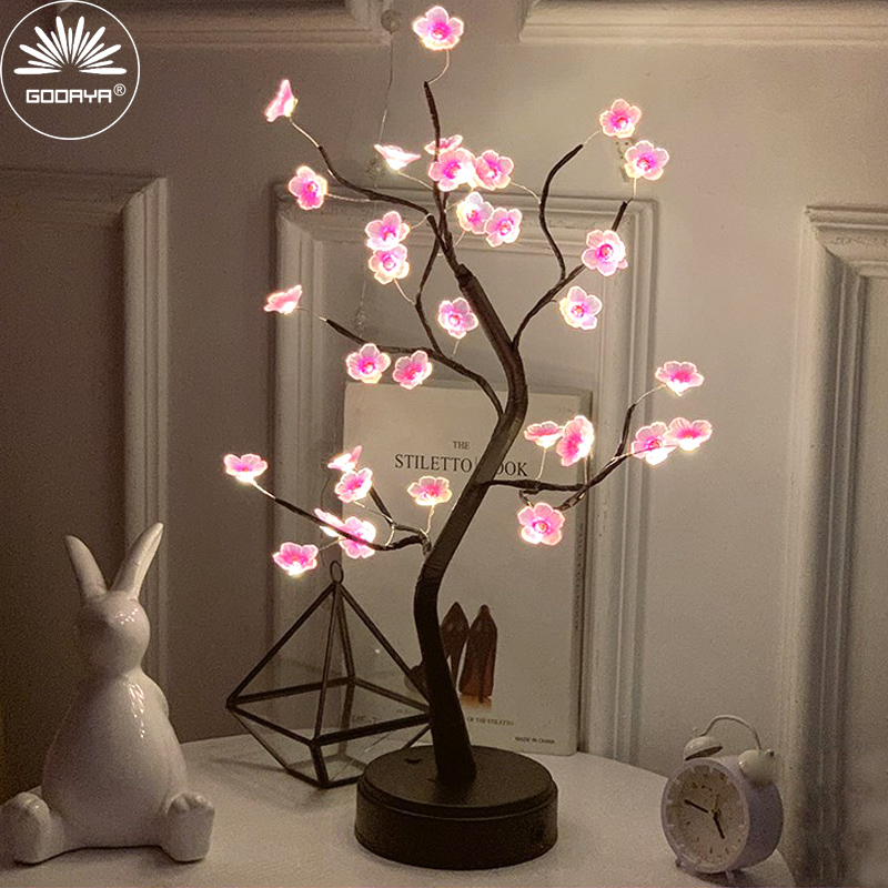 Bonsai Garden Dc - 테이블 트리 야간 조명 배터리 구동