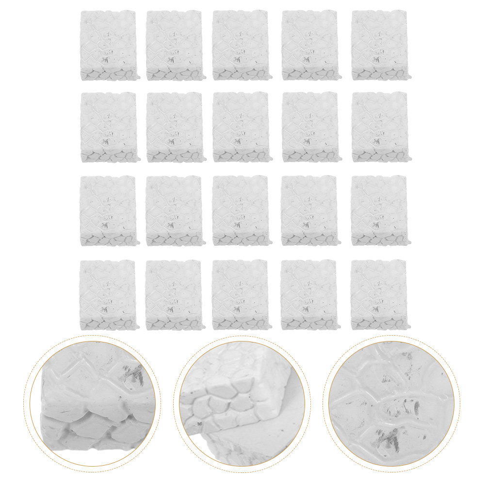 Bonsai Garden Layout - 20개 미니 계단형 레진 조각상, 마이크로