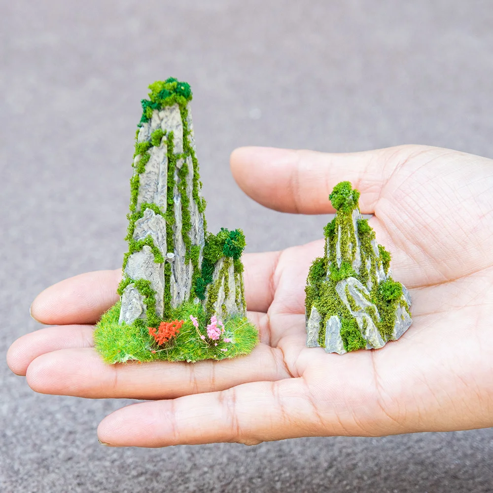 미니어처 암석 장식용 산 DIY 모델 제작 정원 장식품 - Bonsai Garden Layout 리뷰 및 가격