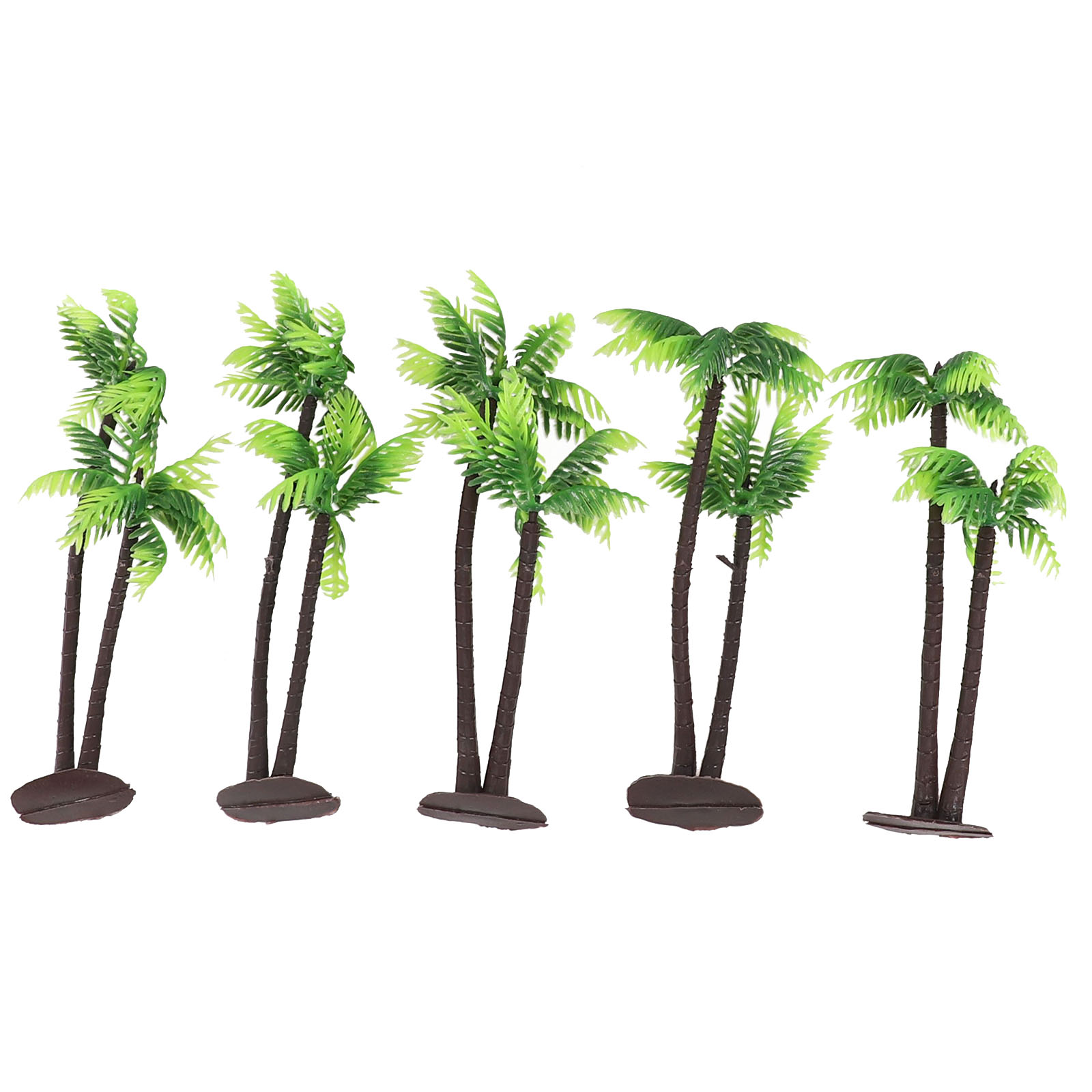 5개의 수공예풍 코코넛 야자수 장식품, 테라리움 장식, - Bonsai Garden Layout 리뷰 및 가격