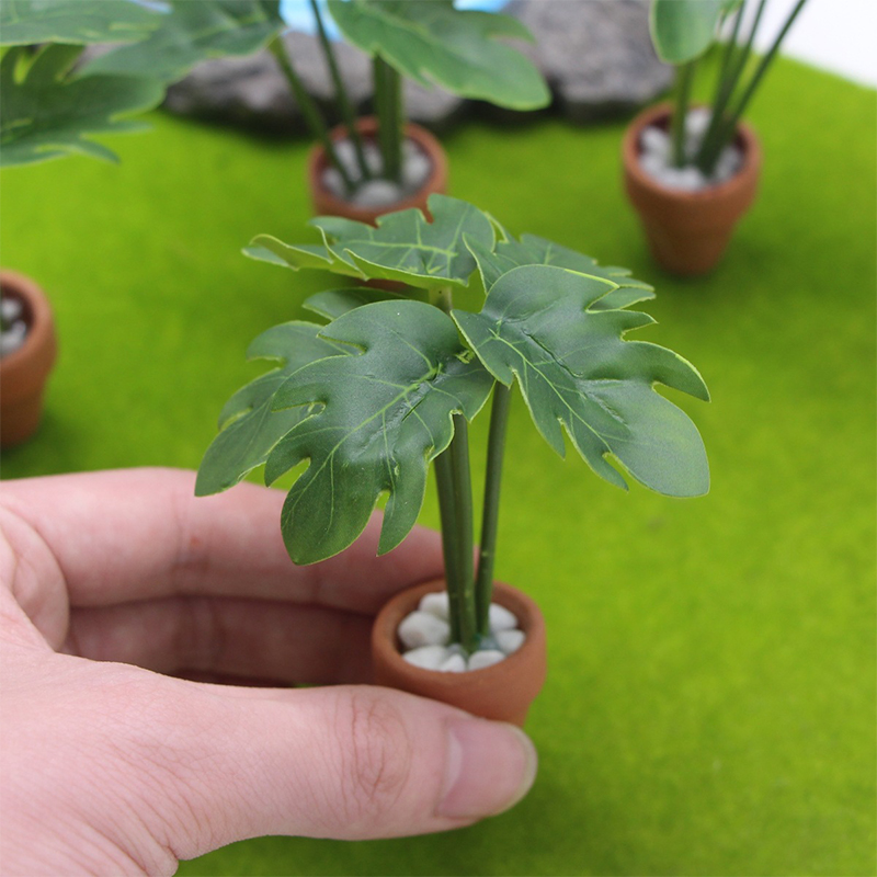 인형 집 미니어처 풍경 장식 시뮬레이션 녹색 화분 식물 - Bonsai Garden Layout 리뷰 및 가격