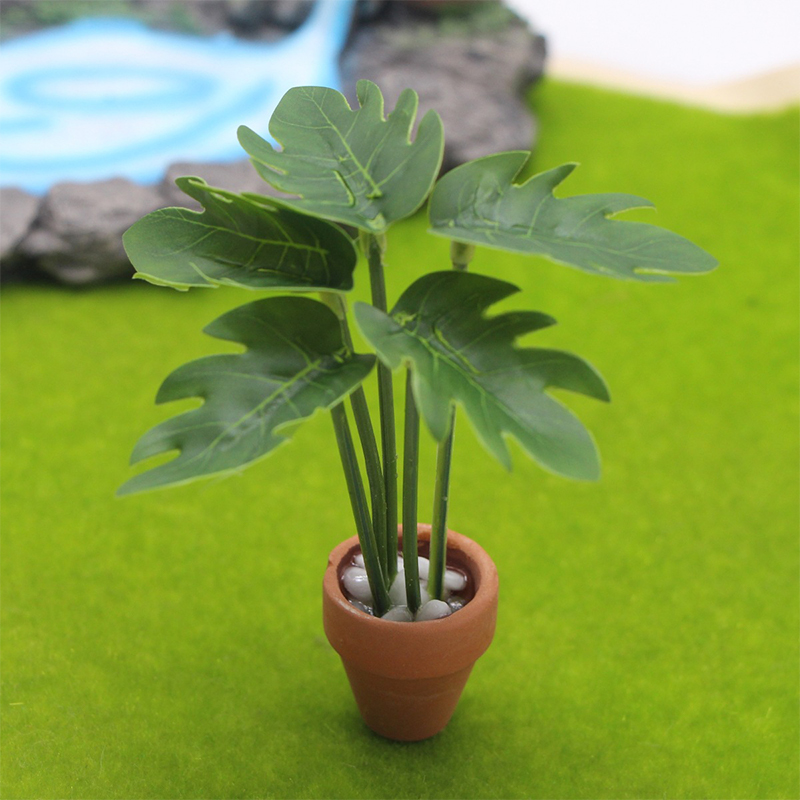 인형 집 미니어처 풍경 장식 시뮬레이션 녹색 화분 식물 - Bonsai Garden Layout 리뷰 및 가격