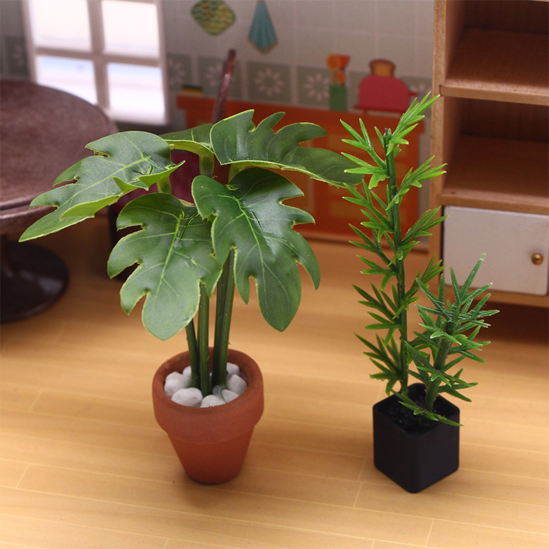 인형 집 미니어처 풍경 장식 시뮬레이션 녹색 화분 식물 - Bonsai Garden Layout 리뷰 및 가격