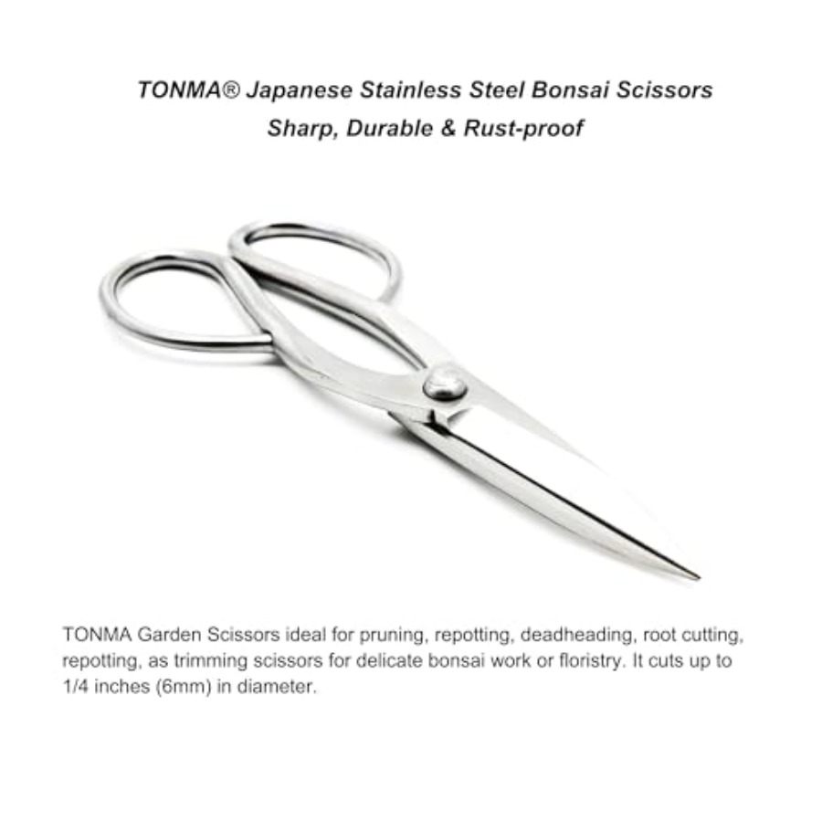 톤마 가위 [일본산] 8인치 솔리드 스테인리스 스틸 하 - Bonsai Garden Japan 리뷰 및 가격